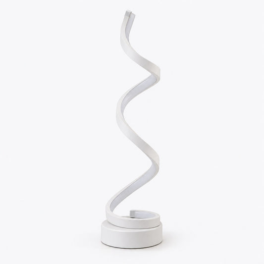 Lámpara LED espiral minimalista