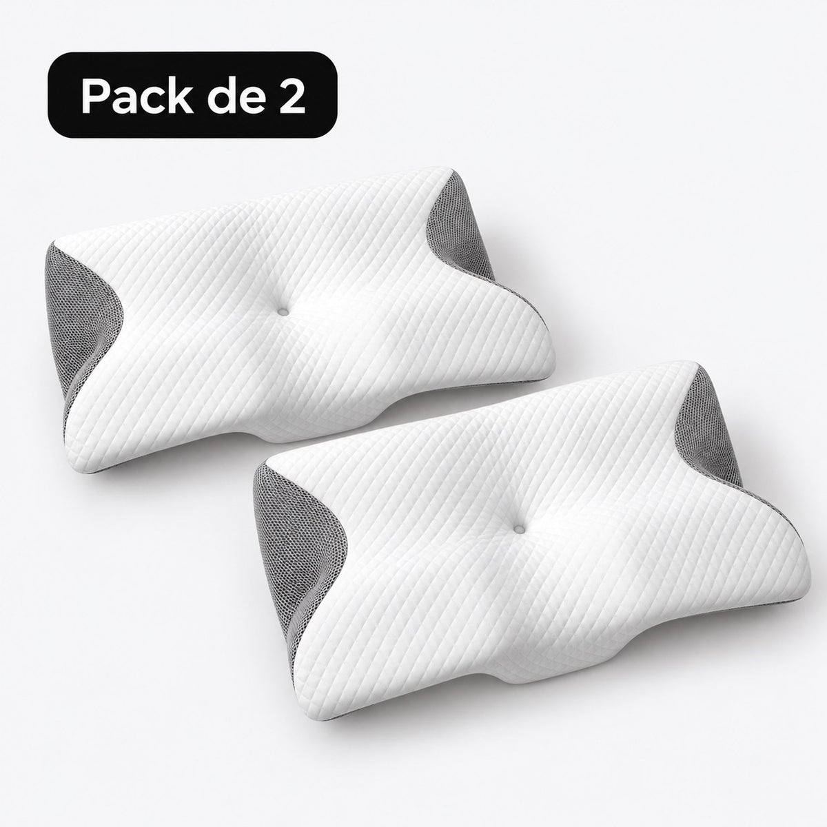 Pack de 2 almohadas ortopédicas