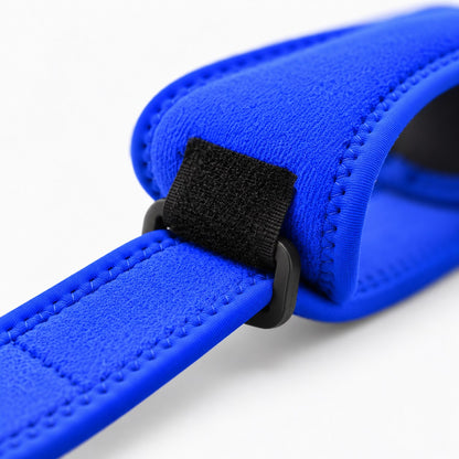 Correa azul acolchada con velcro