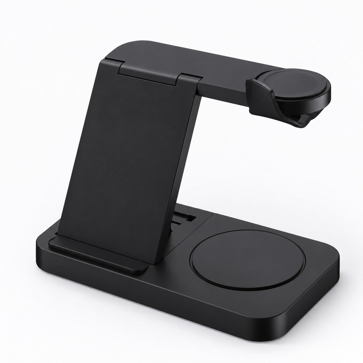 Cargador inalámbrico multifunción negro