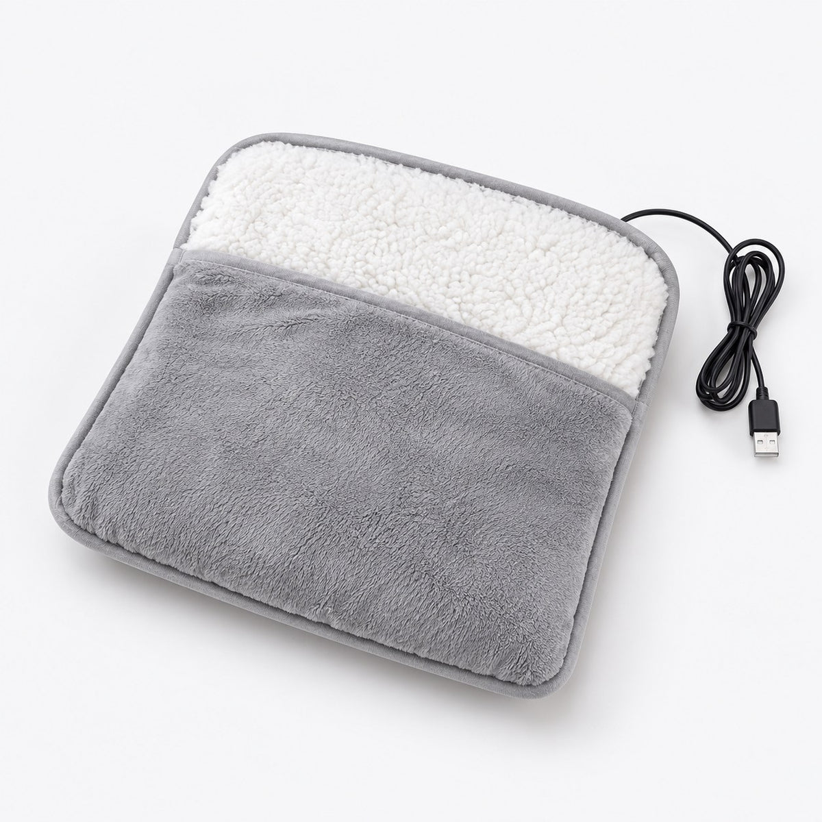 Almohadilla térmica de felpa con cable USB