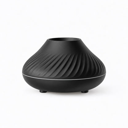 Difusor negro de diseño estriado