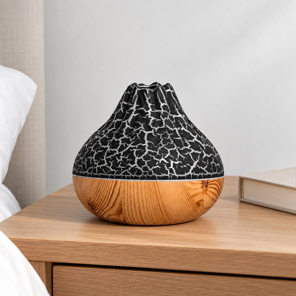 Difusor volcánico de madera y mármol