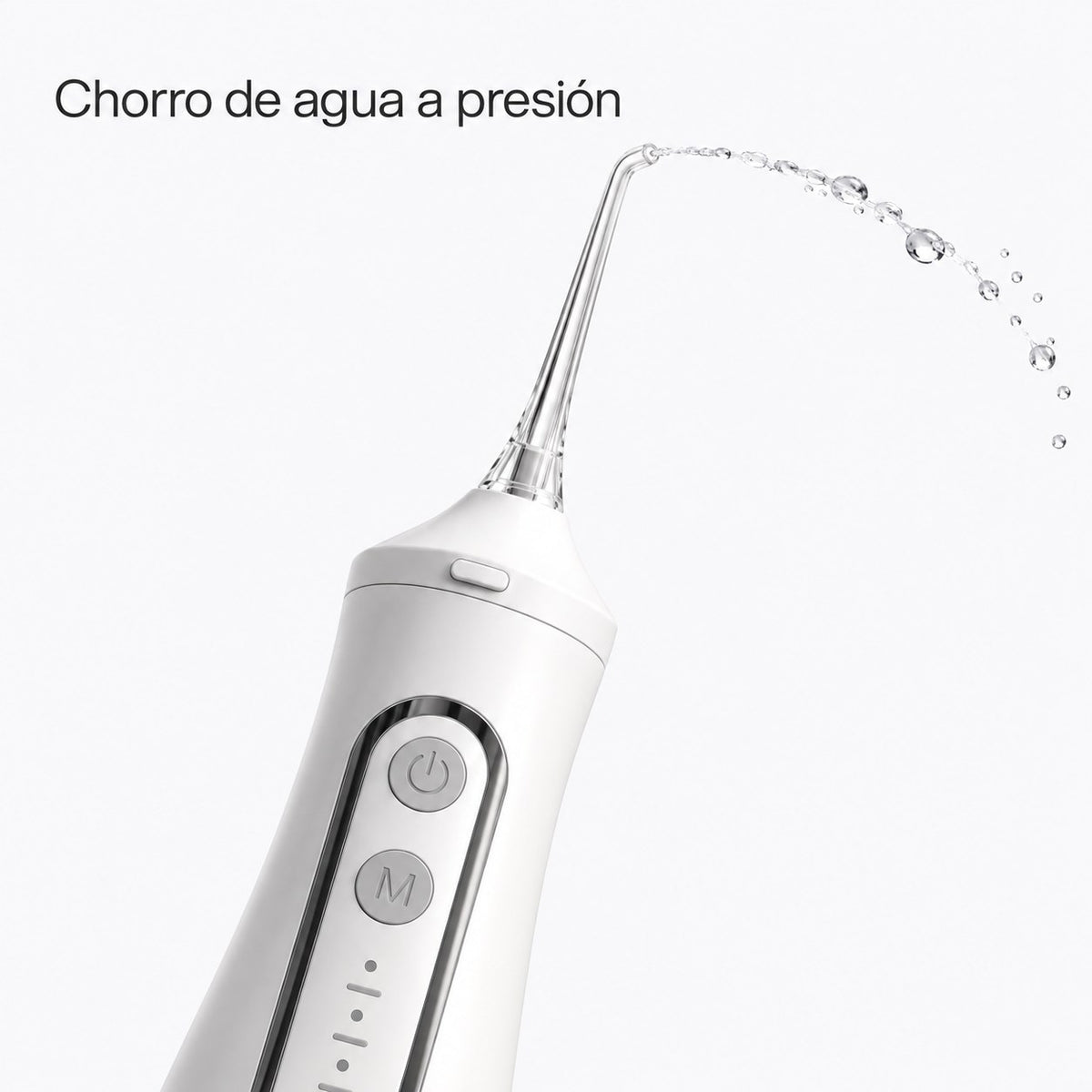 Irrigador dental con chorro a presión