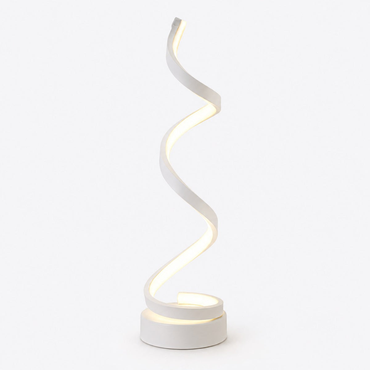 Lámpara LED espiral de diseño moderno