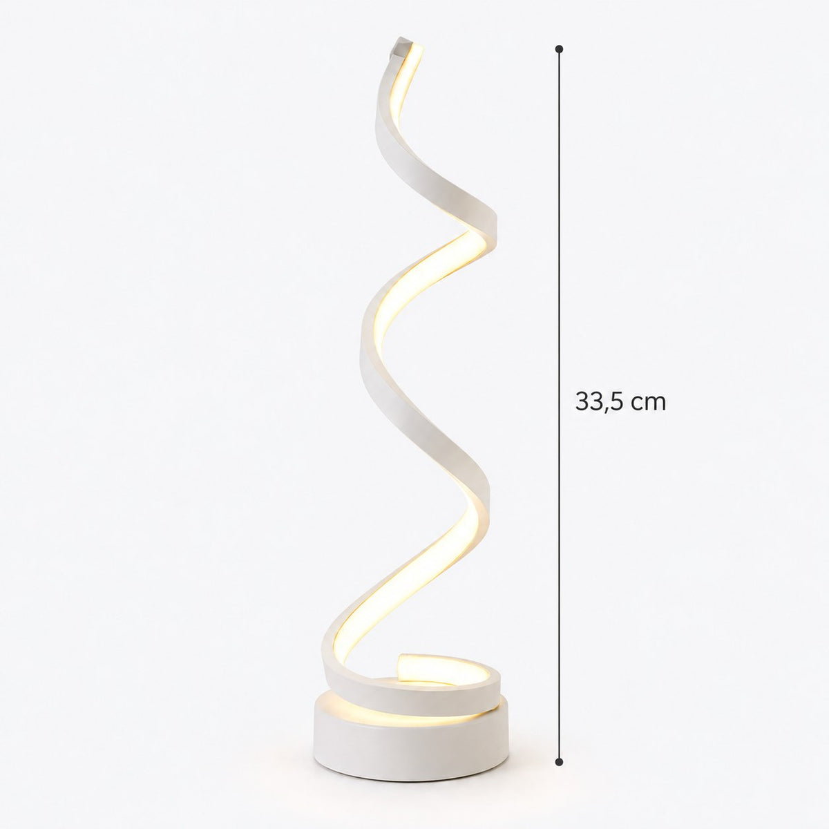 Lámpara espiral LED de 33,5 cm