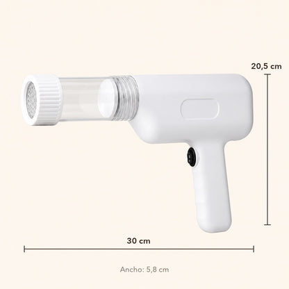 Medidas de la máquina de pasta: 30 cm de largo, 20,5 cm de alto y 5,8 cm de ancho