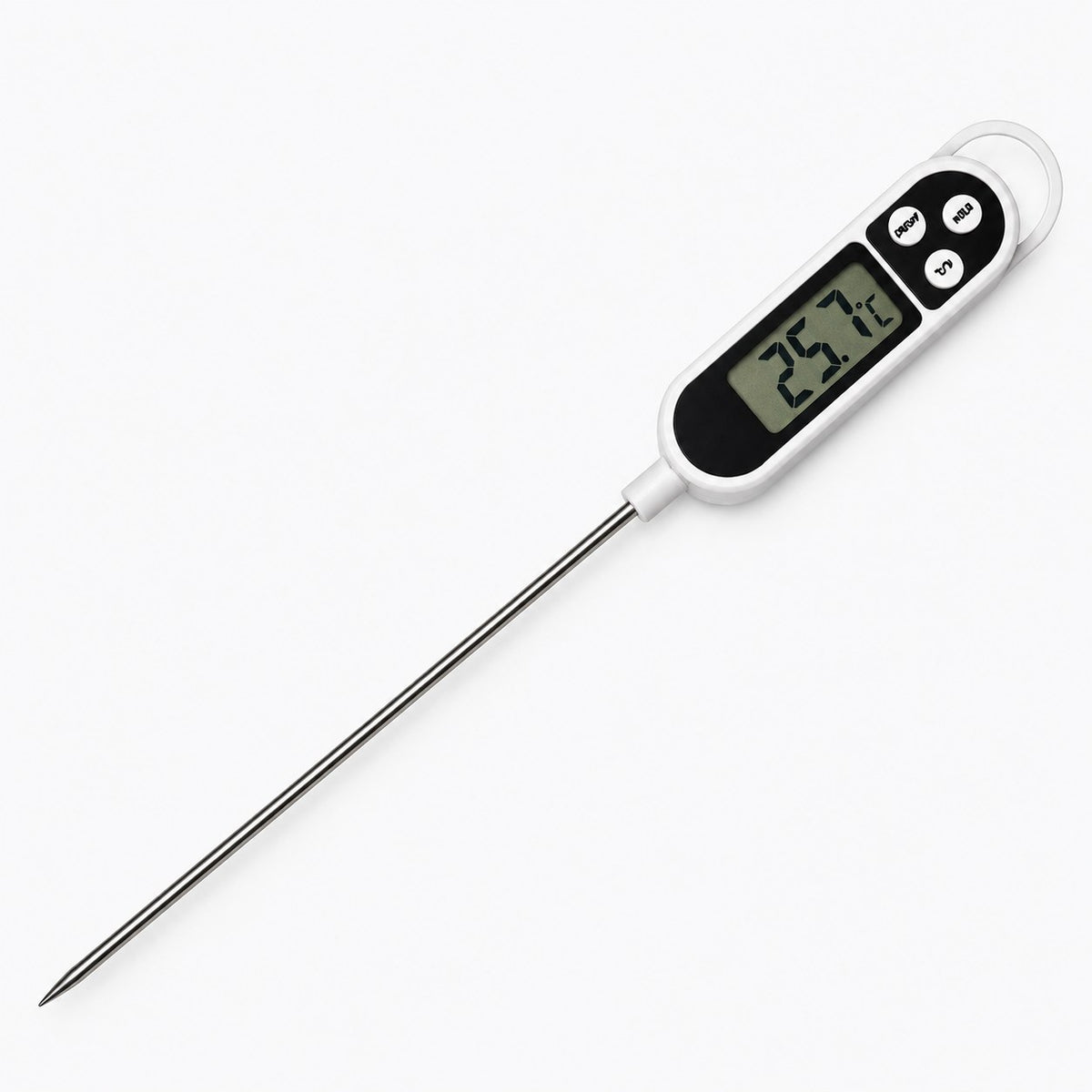 Termómetro digital de cocina blanco